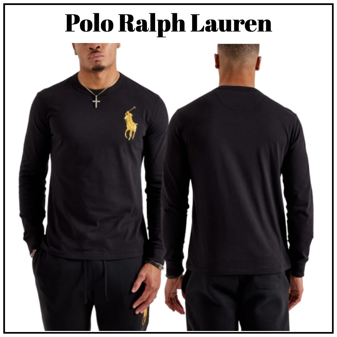 セール！【Polo Ralph Lauren】ロゴ入り ロングスリーブ Tシャツ