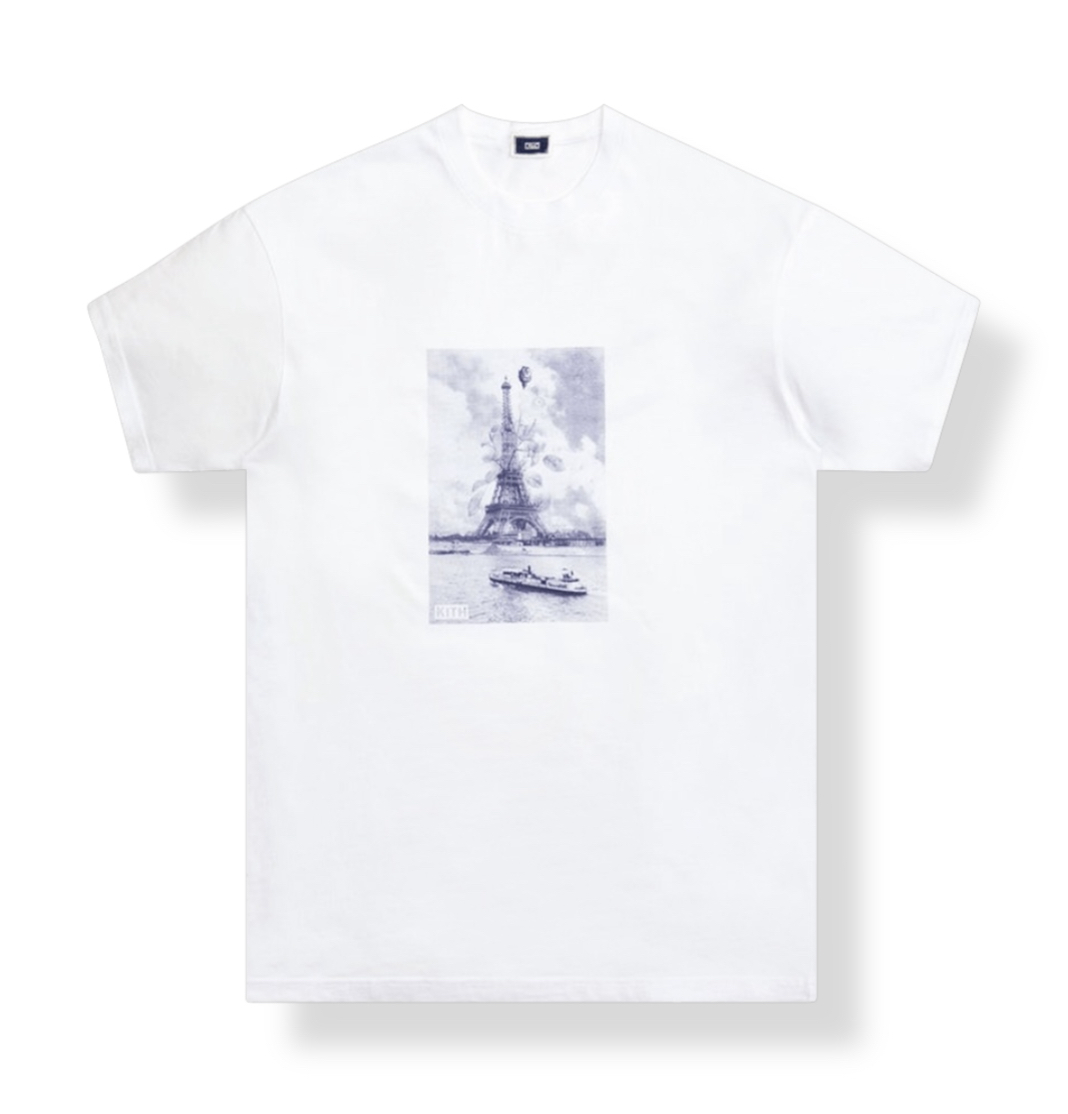 ☆ KITH Floral Navy Eiffel tee グラフィックTシャツ ☆