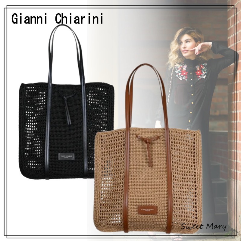 Gianni Chiarini☆Woven ウーブン バッグ 送料込