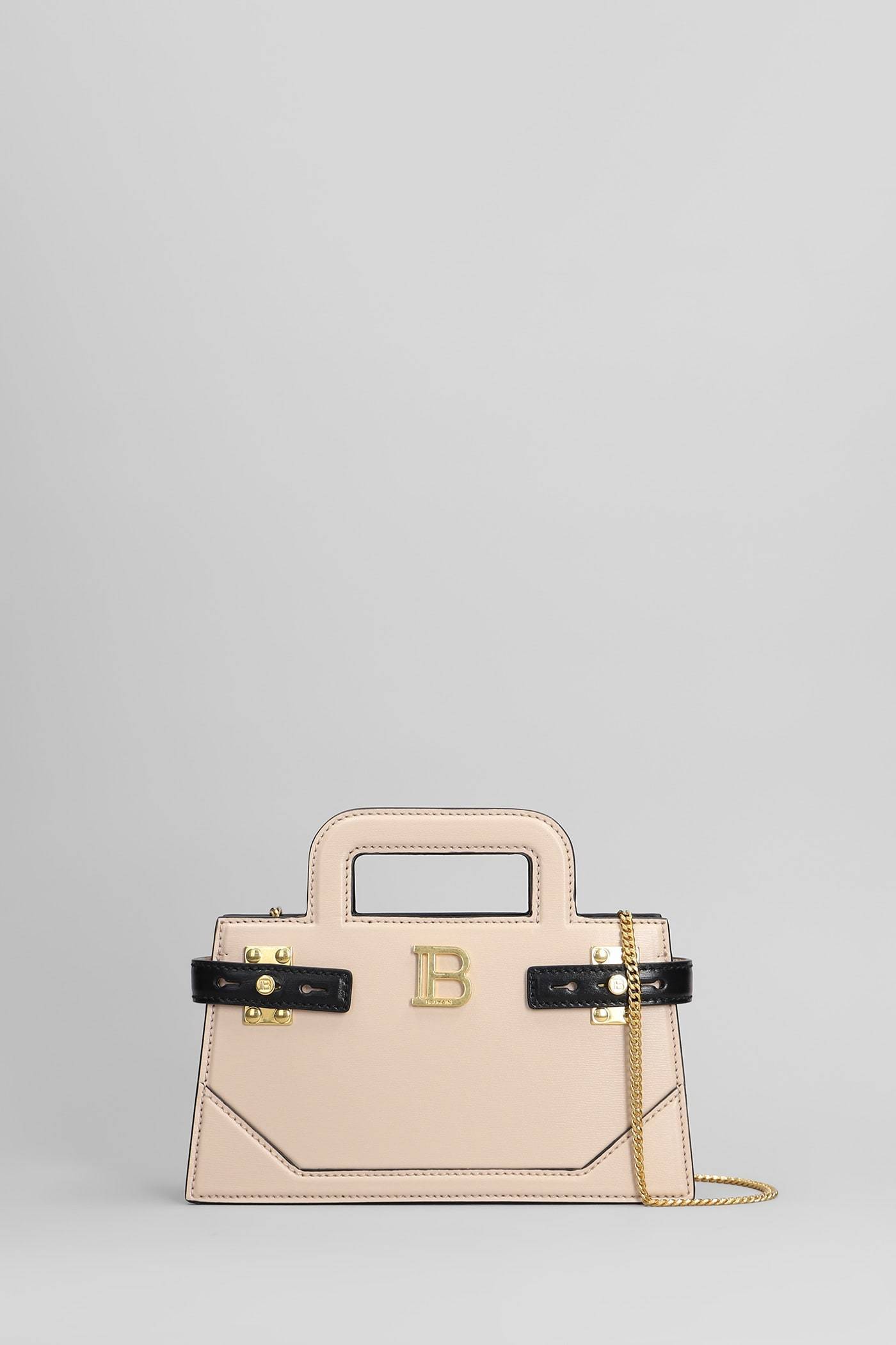【送料&関税込】Balmain B Buzz Small Shoulder Bag In Rose-pi