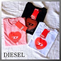 DIESEL(ディーゼル) キッズ用トップス DIESEL◆ ロゴ ハート プリント Tシャツ 半袖《大人もOK!》