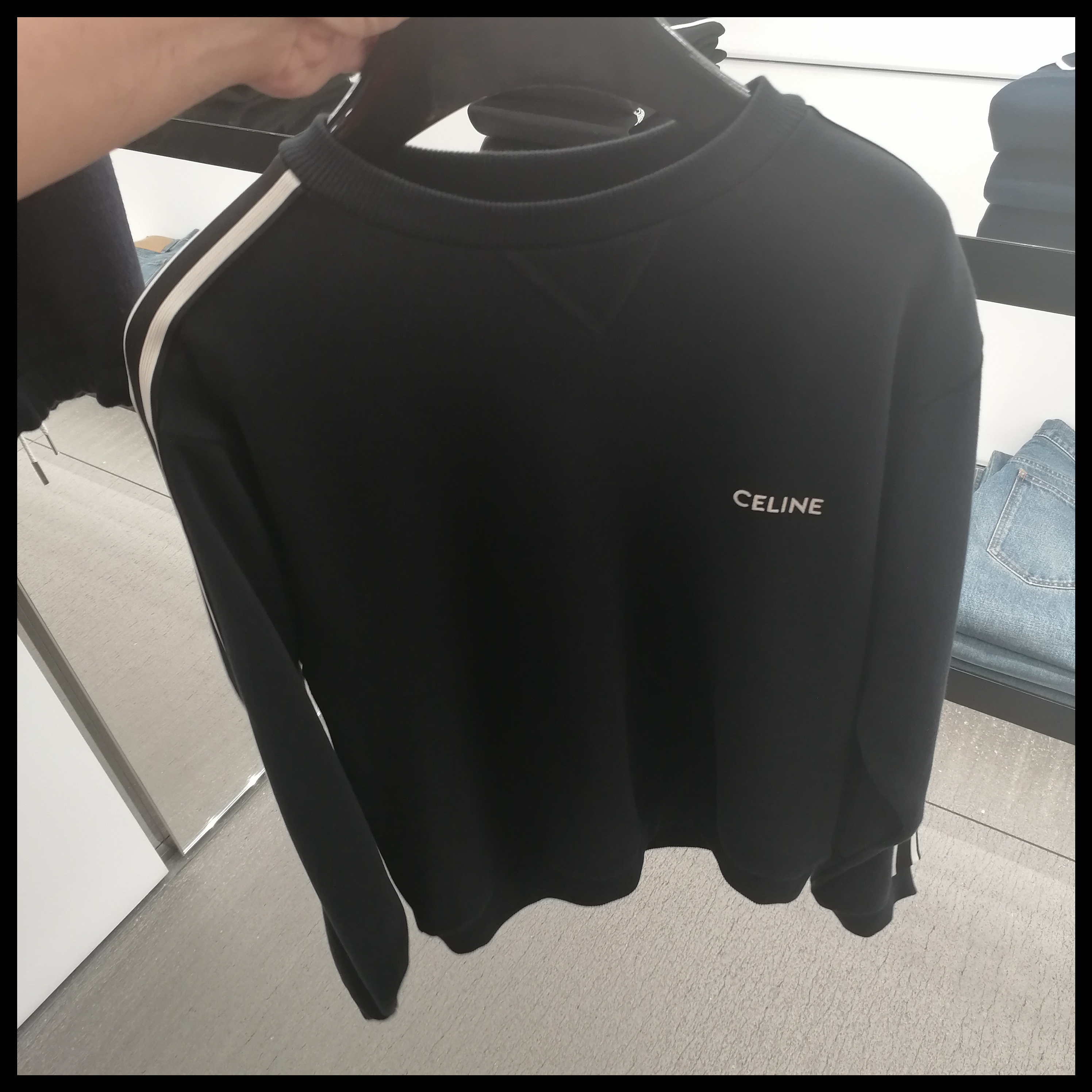 ◆Celine◆ CELINE ルーズスウェットシャツ / コットンフリース