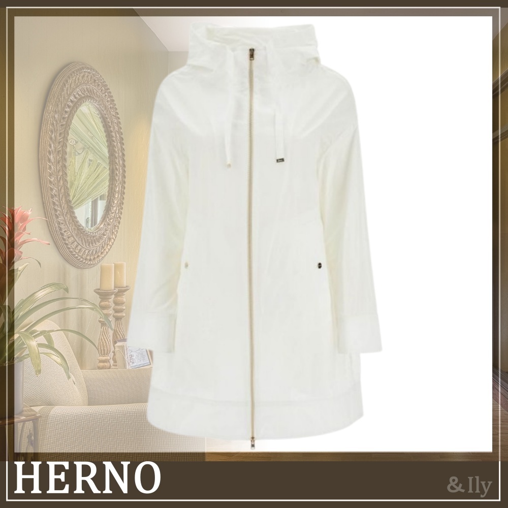 【送関込】HERNO☆ヘルノ TECHNO TAFFETA 防水 パーカー