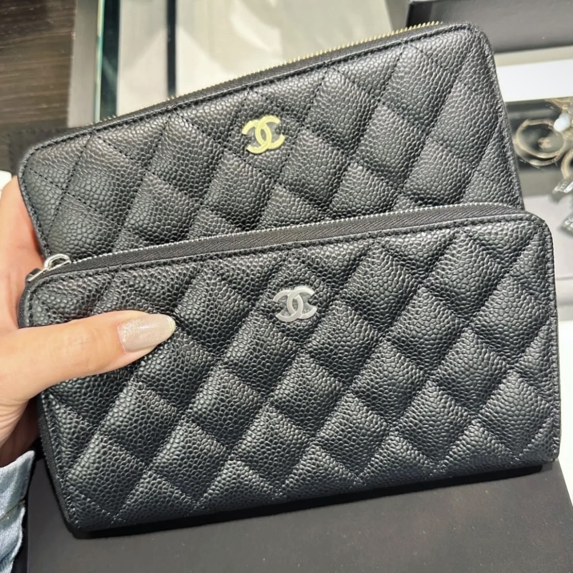 《ひとつは絶対持っておきたい♪》定番大人気★CHANEL 長財布