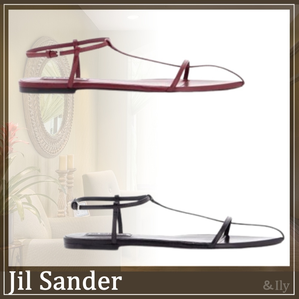 【送関込】Jil Sander☆new tripon leather sandals for men