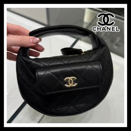 《可愛い形♪》CHANEL トップハンドルバッグ