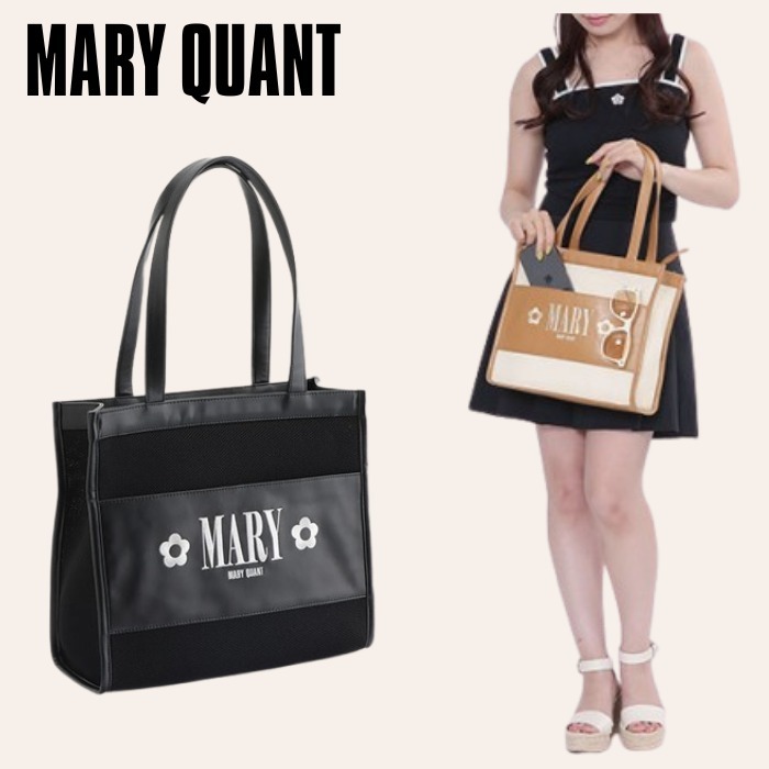 MARY QUANT マリクワ メッシュMARYロゴ刺繍 トート