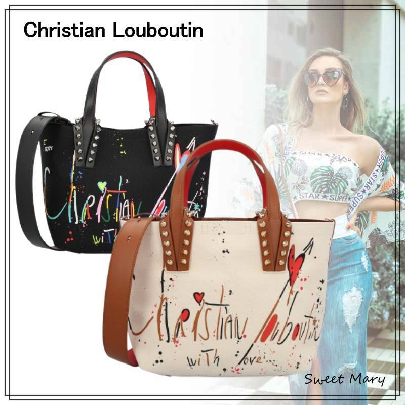 Christian Louboutin☆フランジバス トートバッグ♪送料込