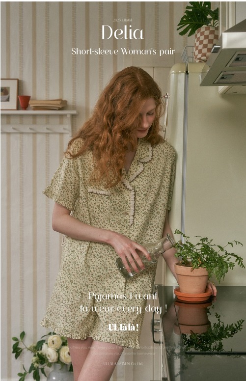 【ULLALA】Delia Short Sleeve Women's Fair Cream