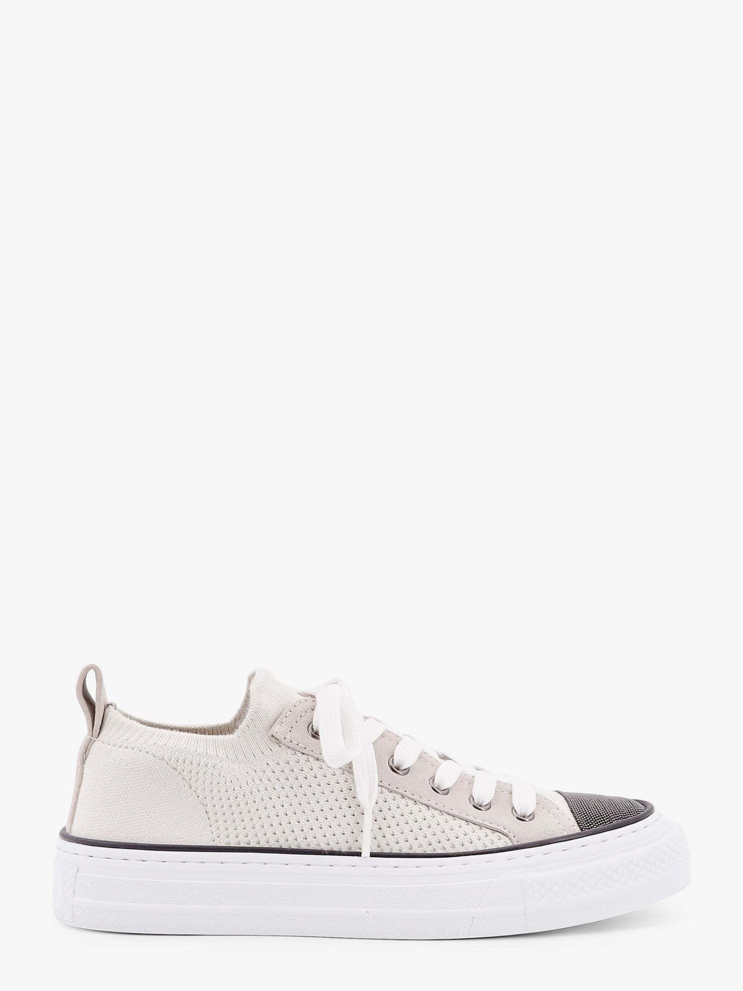 スニーカー BRUNELLO CUCINELLI Cotton knit and suede sneakers with