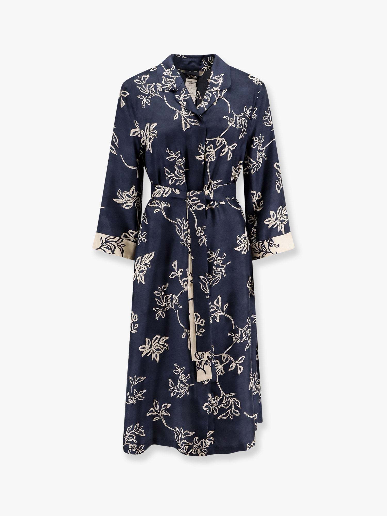 ワンピース S MAX MARA Timeo kaftan silk dress with floral print