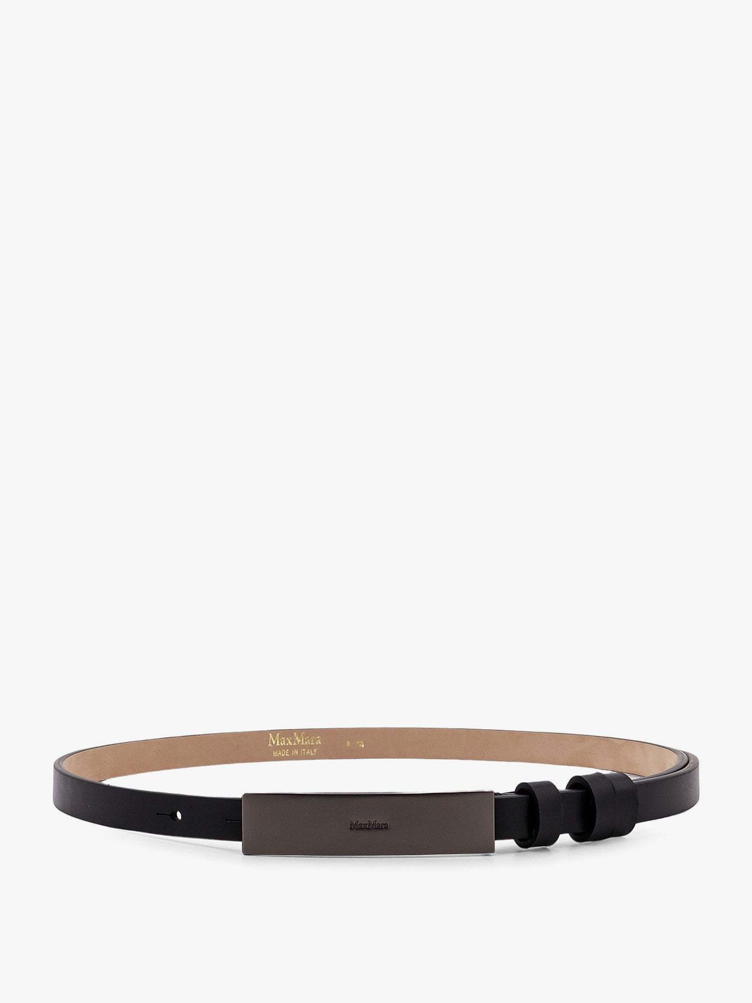 ベルト MAX MARA New plate 15 max mara sfilata leather belt