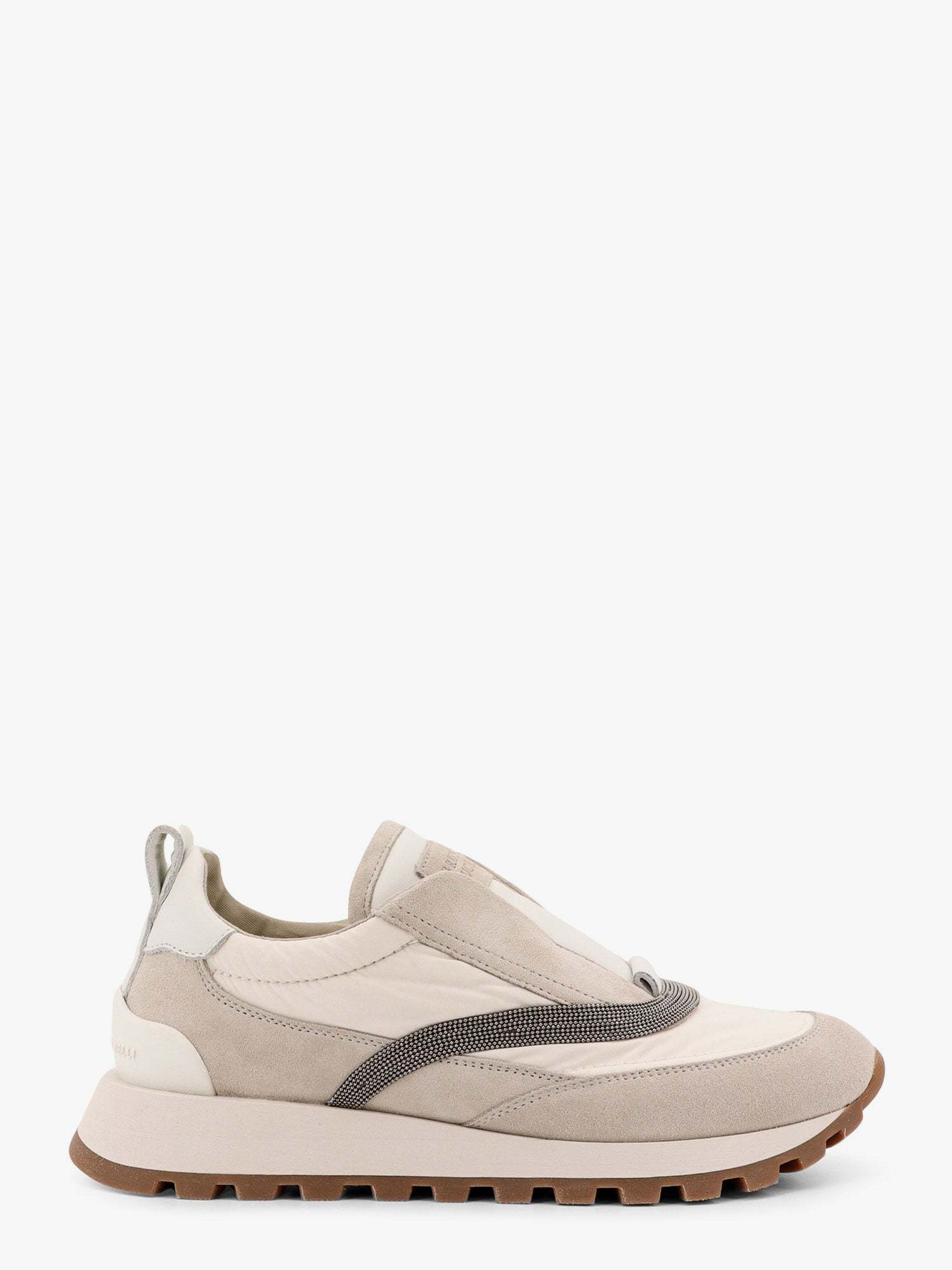 スニーカー BRUNELLO CUCINELLI Low-top suede and nylon sneakers with