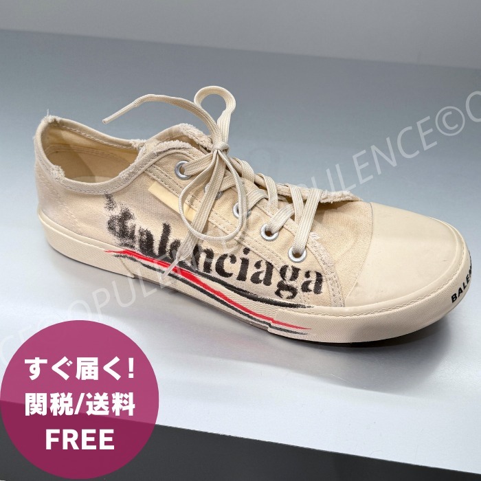 BALENCIAGA バレンシアガ 人気 パリ ロゴ ロートップ スニーカー