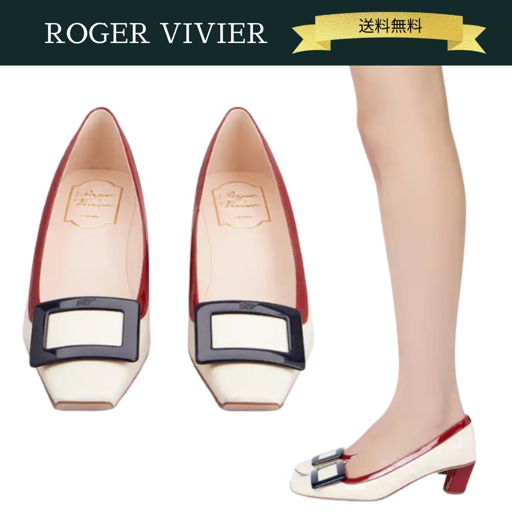 ROGER VIVIER ベル ヴィヴィエ パテント レザー パンプス 45mm