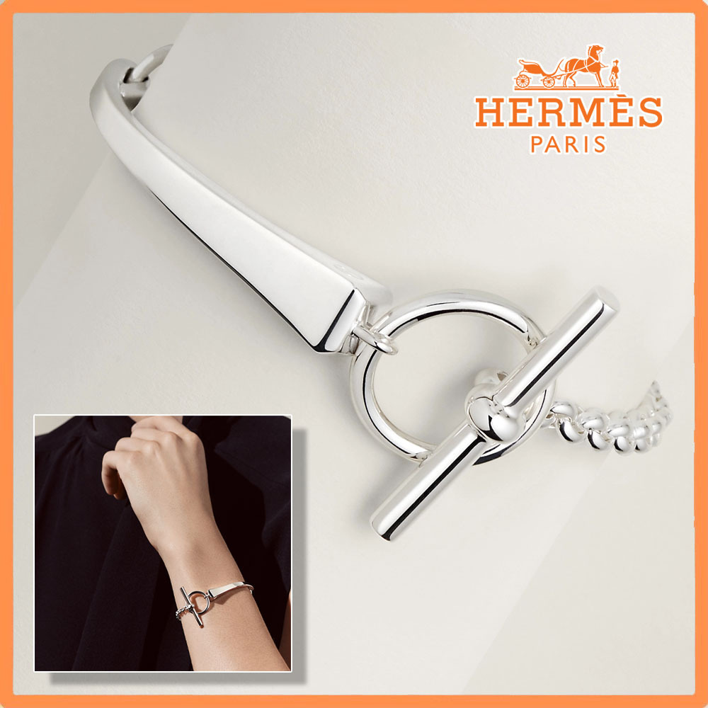 【大人カッコイイ☆上品】HERMES★Clou de forge ブレスレット