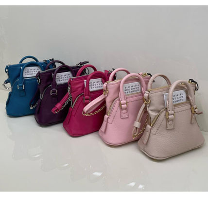 ☆【MAISON MARGIELA】☆5AC ベビー ショルダーバッグPINK☆ 5AC Classique Baby leather shoulder bag in pink - Maison