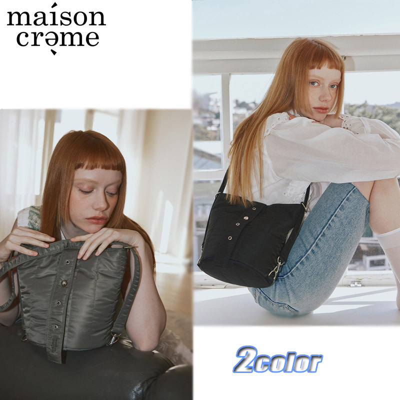 ●maison creme● Eternity bucket bag M (2色)