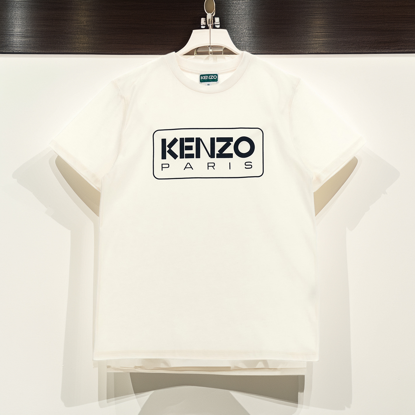 ◆送料・関税込◆KENZO フロントロゴ プリント コットン Tシャツ