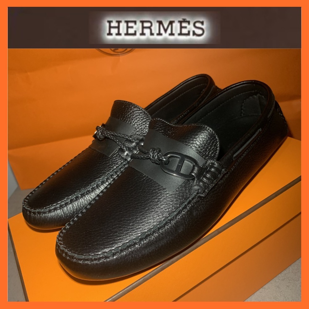 女性らしい品の良さ【HERMES】モカシン Alessandro