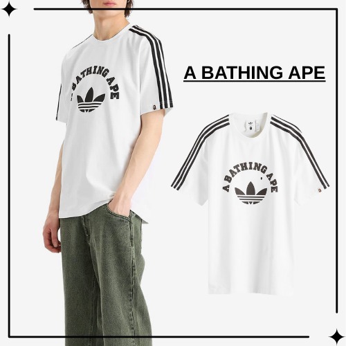 【 A BATHING APE】x adidas コラボ Tシャツ