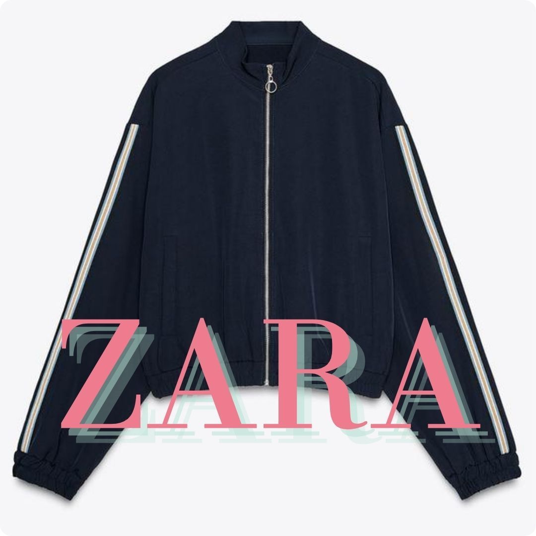 ZARA サイドストライプ ジャケット 3666/183