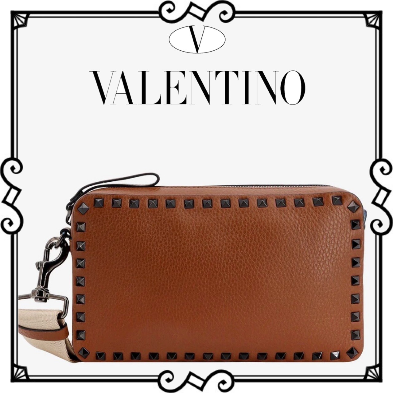 【VIP価格】Valentino ヴァレンチノ レザー ショルダーバッグ