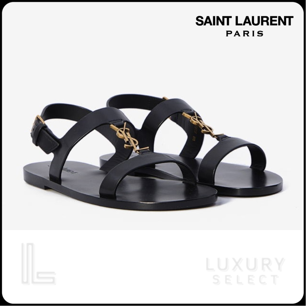 【SAINT LAURENT】CASSANDRE SANDALS●818108DWEDD1000