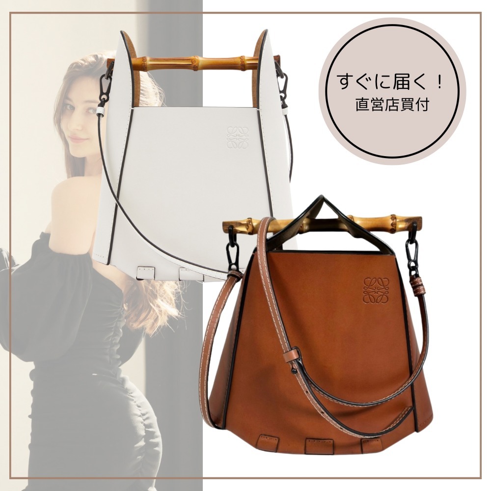 【すぐ届く！直営店買付】LOEWE バンブーバケットバッグ