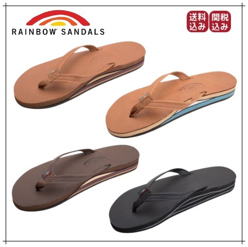 （送料関税込）RAINBOW SANDALS レザーサンダル