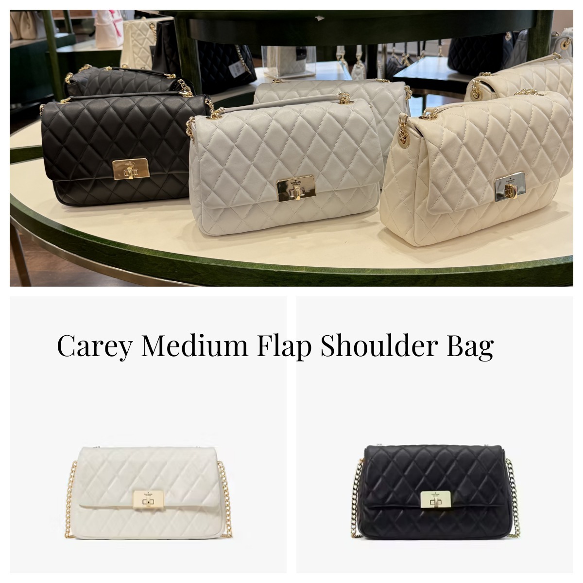 日本未入荷★Kate Spade Carey Medium Flap Shoulder Bag KH228