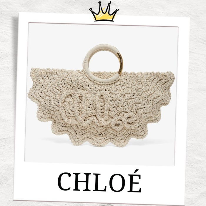 CHLOE (クロエ) クロシェ製 スモール Bracelet Paravent トート