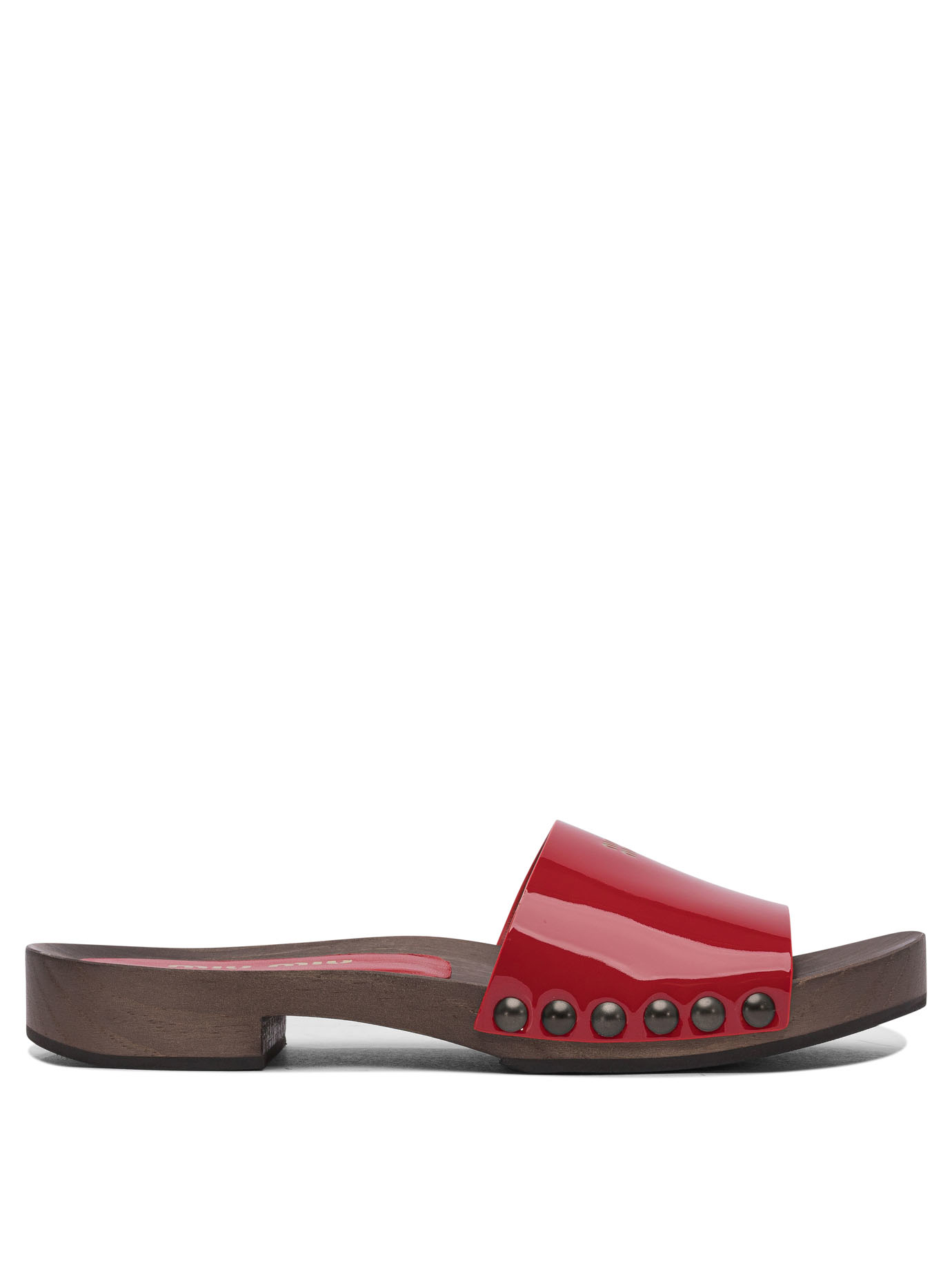 スリッポン Miu Miu Patent leather clogs