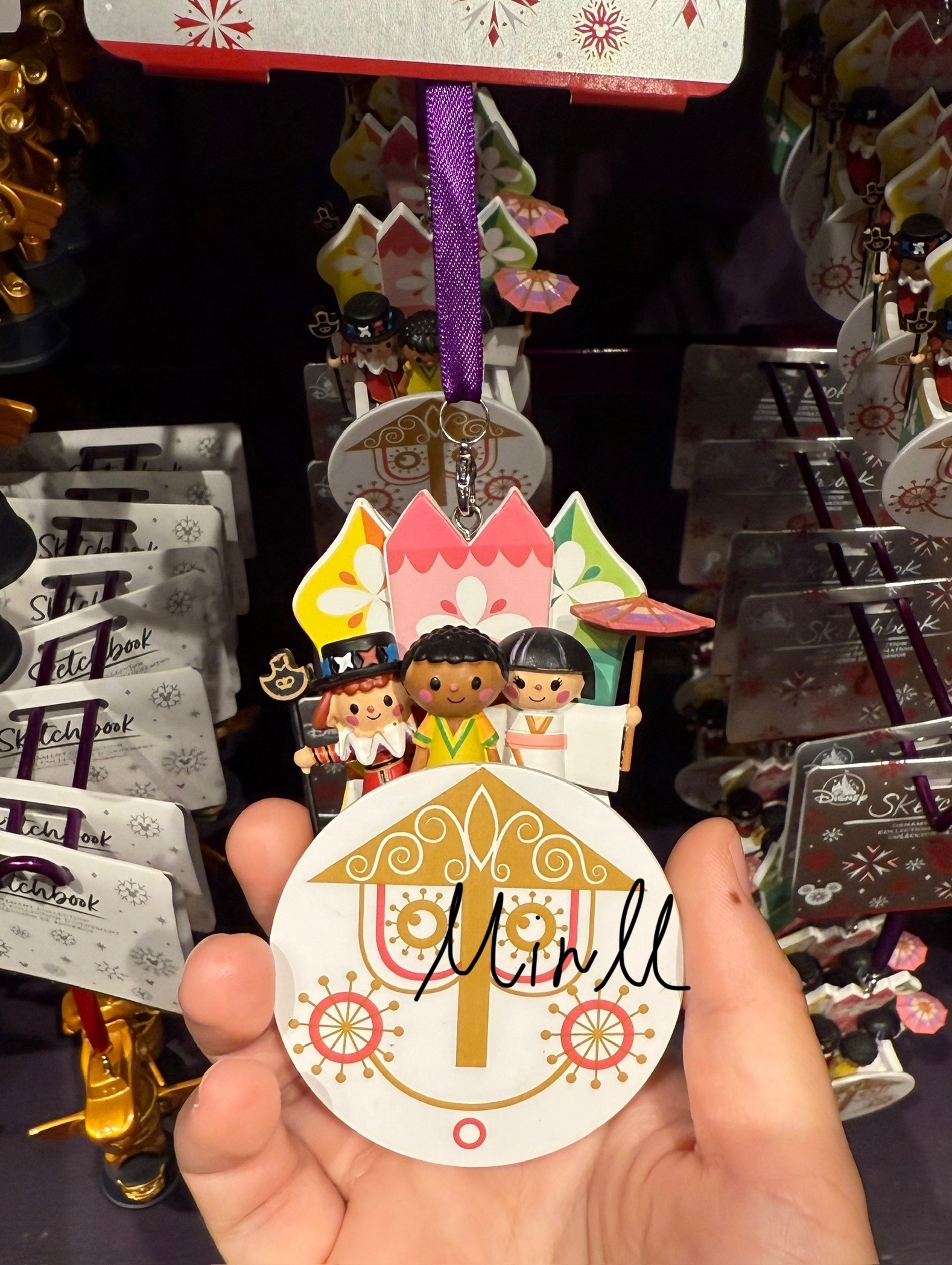 【Disney】US Disney Parks スモールワールド オーナメント