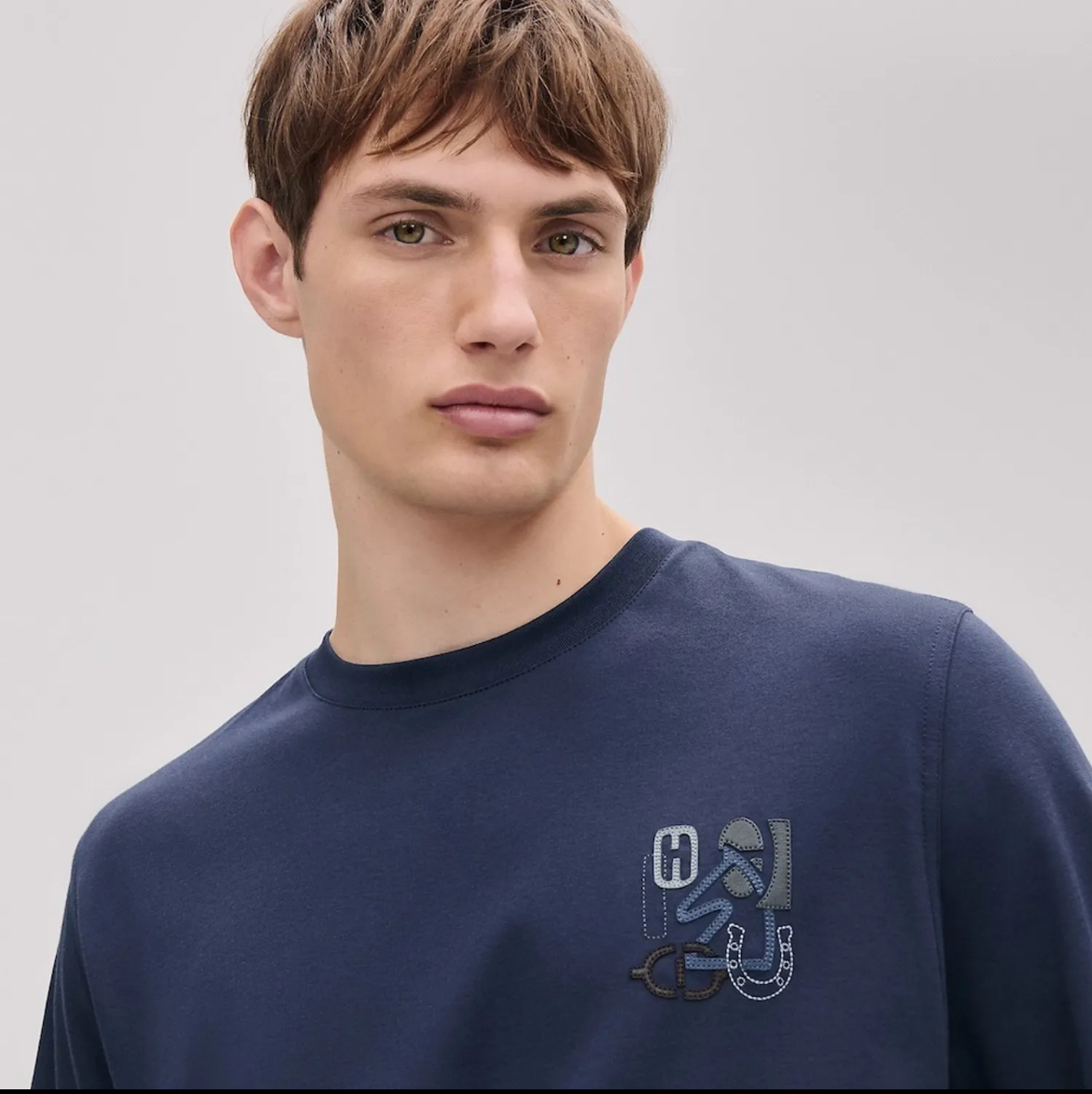 【オシャレTシャツ】HERMES 《H Puzzle》 Hパズル Tシャツ 半袖