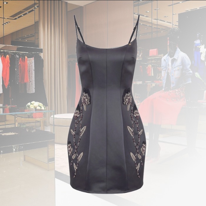 【★完売必至★】ELISABETTA FRANCHI ☆ エンブロイダリードレス