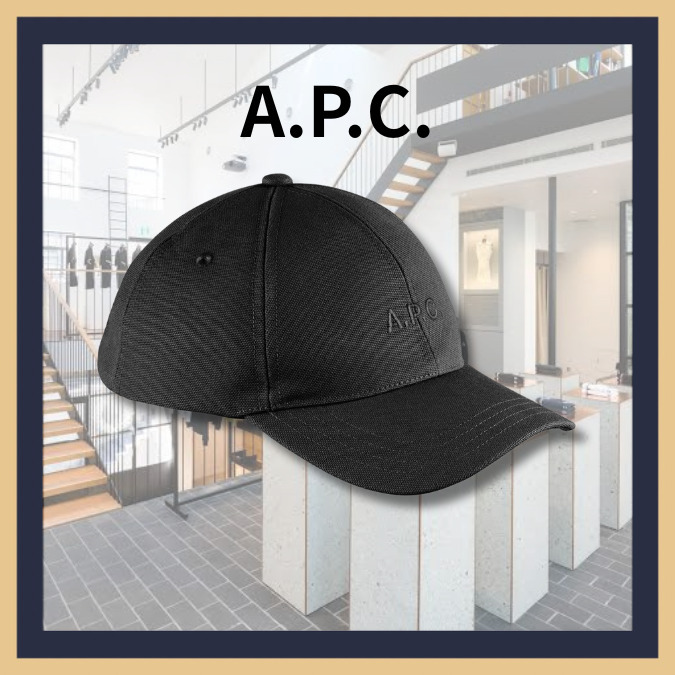 【A.P.C.】キャップ ロゴ シンプル ユニセックス （メンズ）
