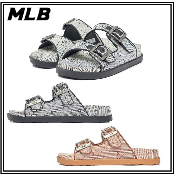 【 MLB 】W SANDLE JAQUARD DIA MONOGRAM