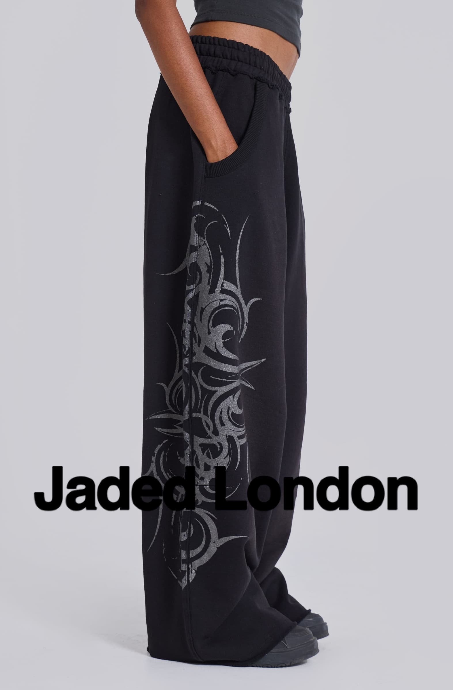 ★英国発*JADED LONDON*新作*Blade バギースウェットパンツ/BL★