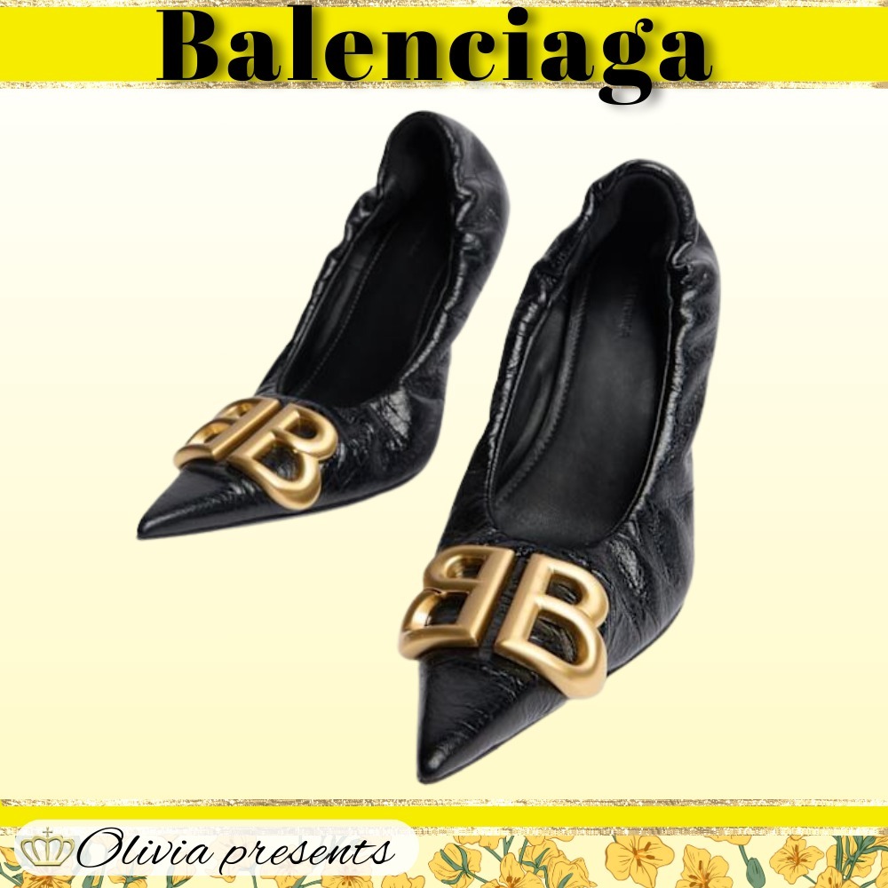 【BALENCIAGA】90mm モナコレザー デコルテ