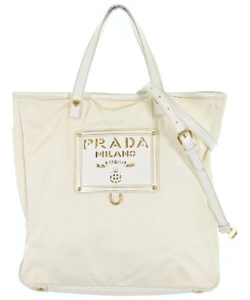 PRADA プラダ トートバッグ 白 - 4500525M0044