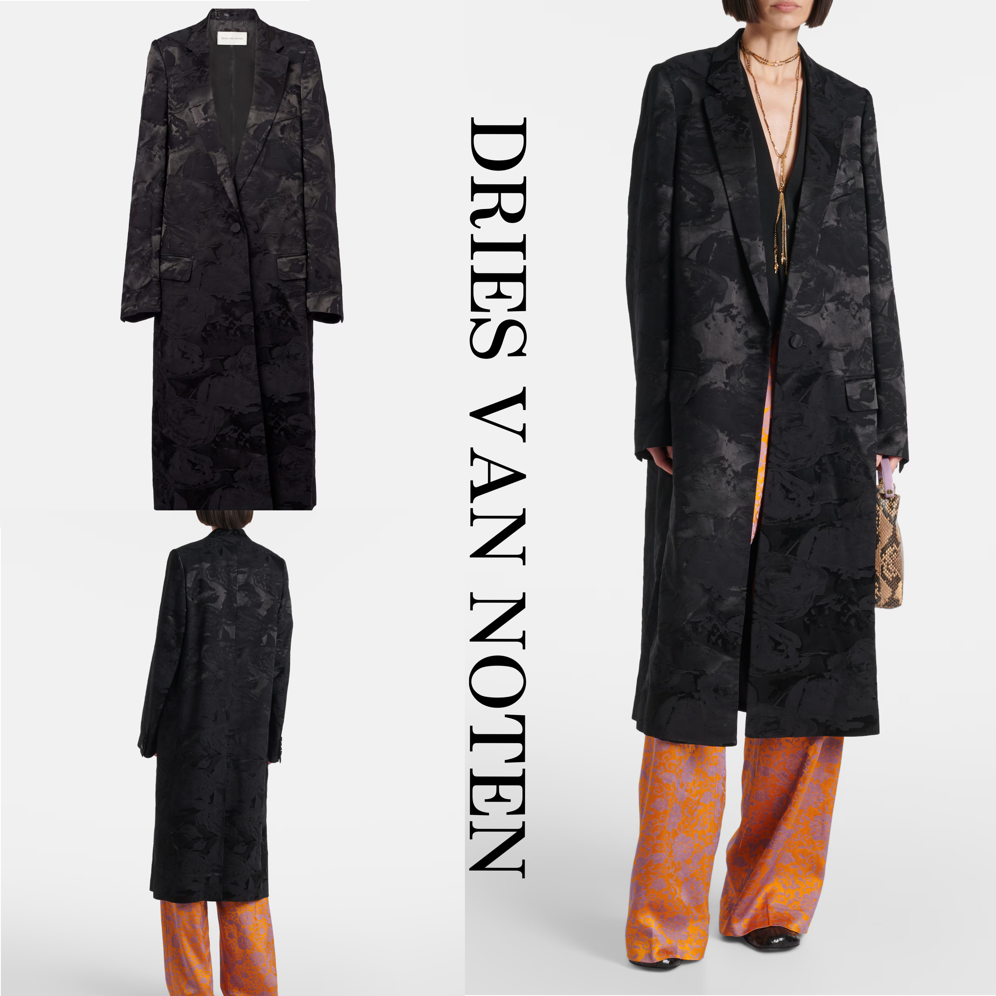 新作レディース*DRIES VAN NOTEN*リダ ジャカードジャケット