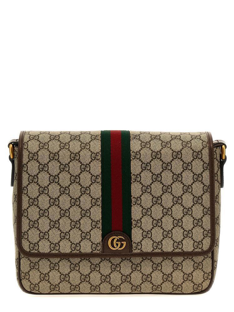国内発 GUCCI オフィディア GGロゴキャンバスクロスボディバッグ