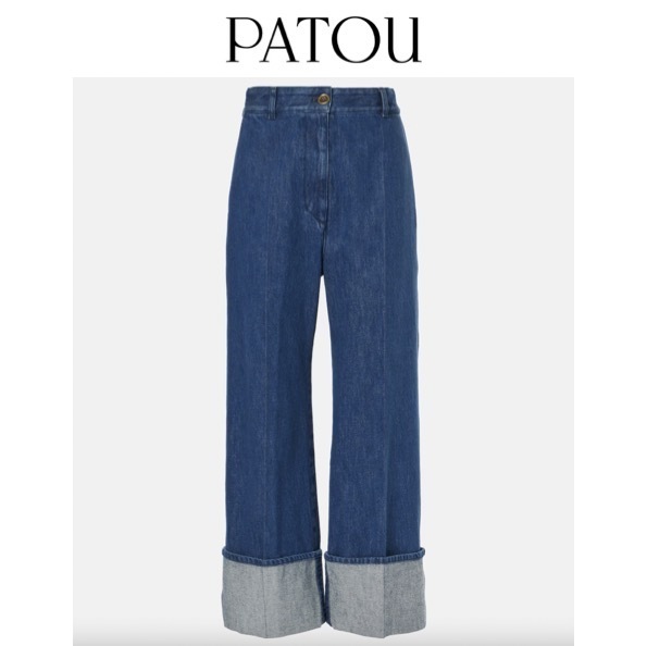 関税.送料込 PATOU ロールアップデニムパンツ