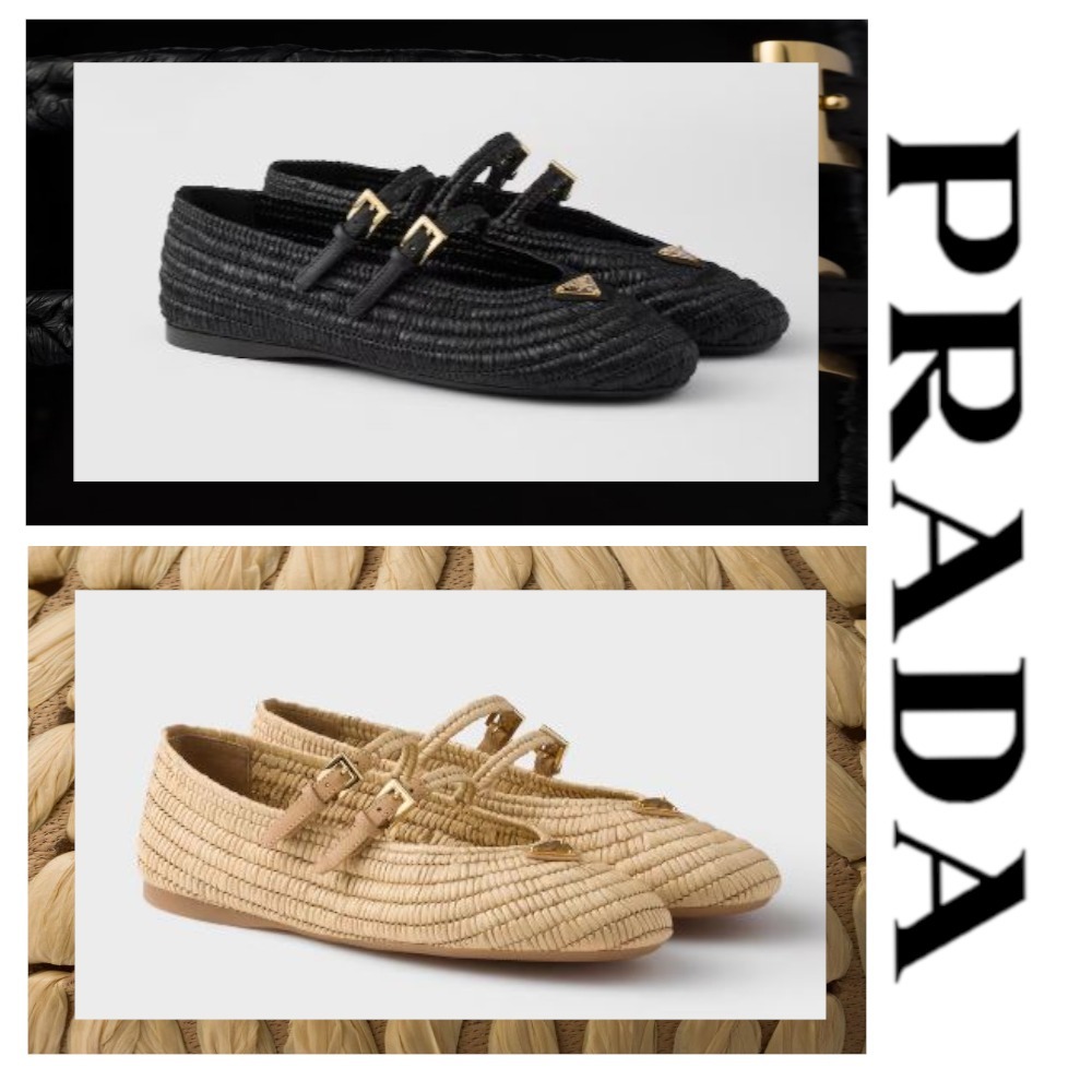 注目の新作♪【PRADA】クロシェ バレリーナ