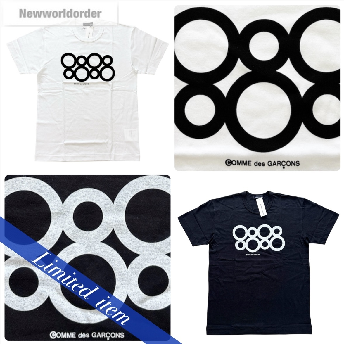 【青山本店限定】コムデギャルソン ロゴデザインTシャツ