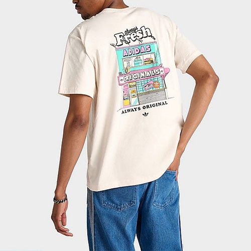adidas★バックプリント レアTシャツ OG Fresh