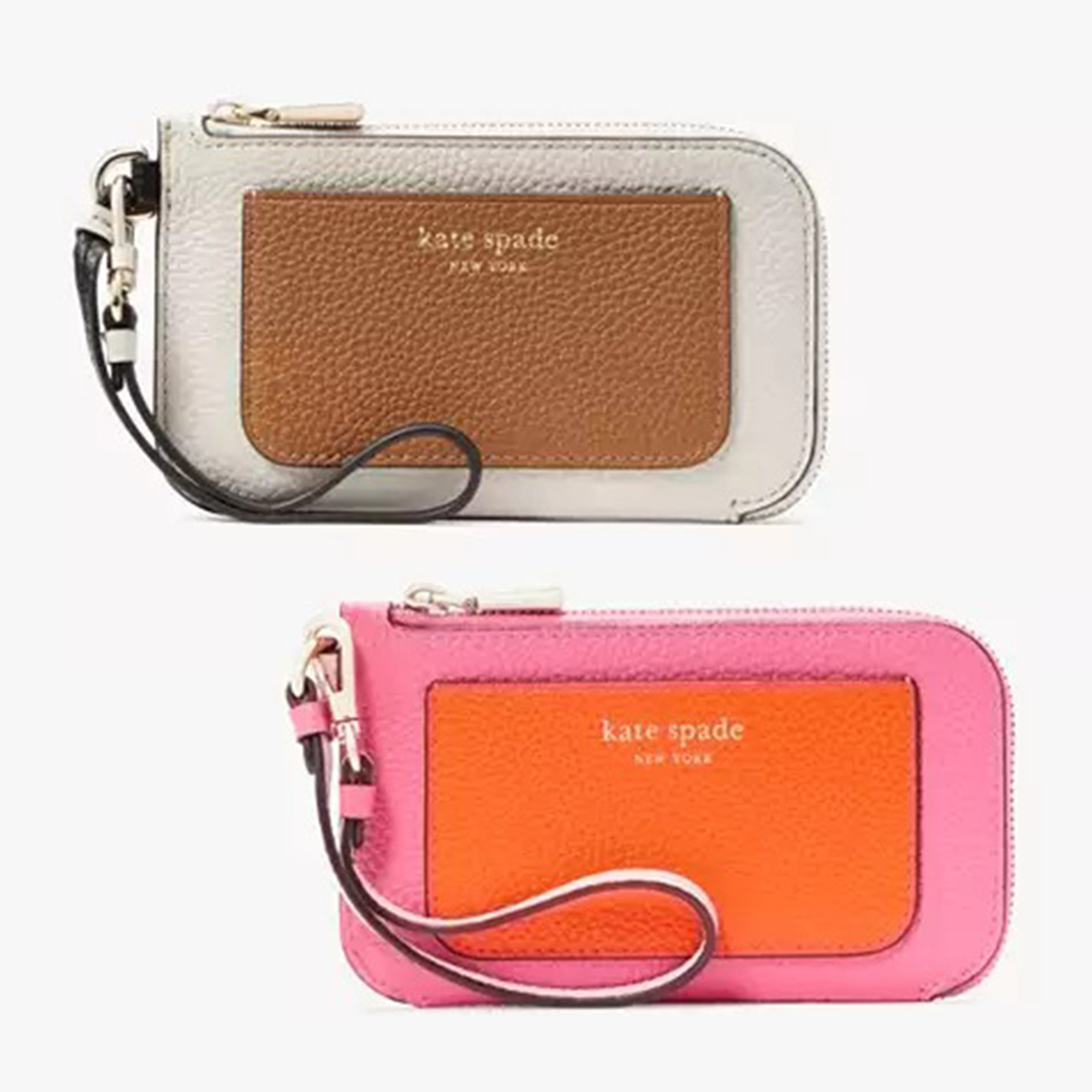 kate spade ★Avaカラーブロックコインカードケースリストレット