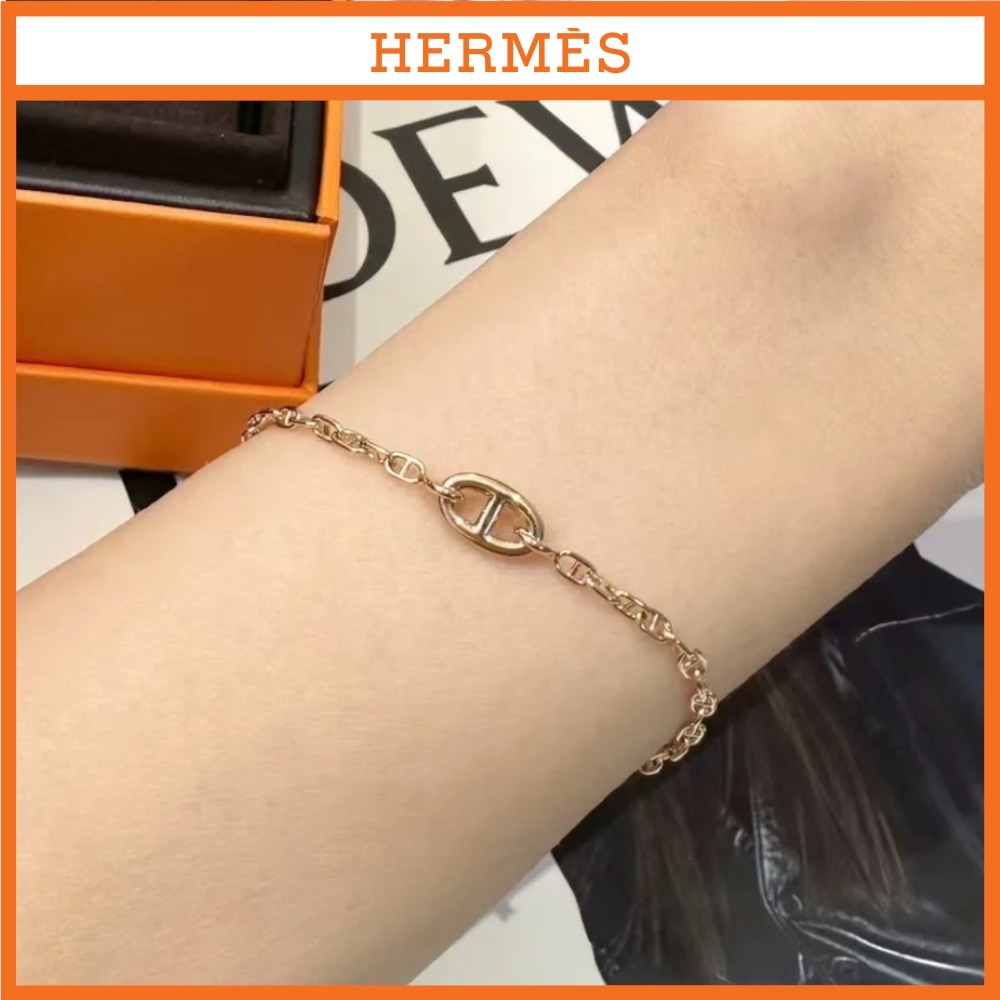 【エレガントな一品♪】HERMES ファランドールTPM ブレスレット