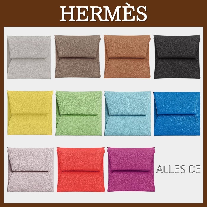 【シェーブル革！】HERMES バスティア コインケース 小銭入れ